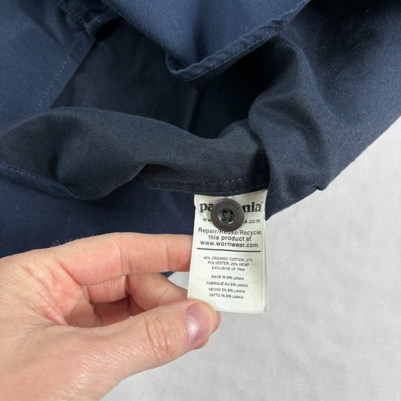 Patagonia Shop Shirt Mens XL Blue Button Up Casual Utility Camp Outdoor NEW - Picture 8 of 11